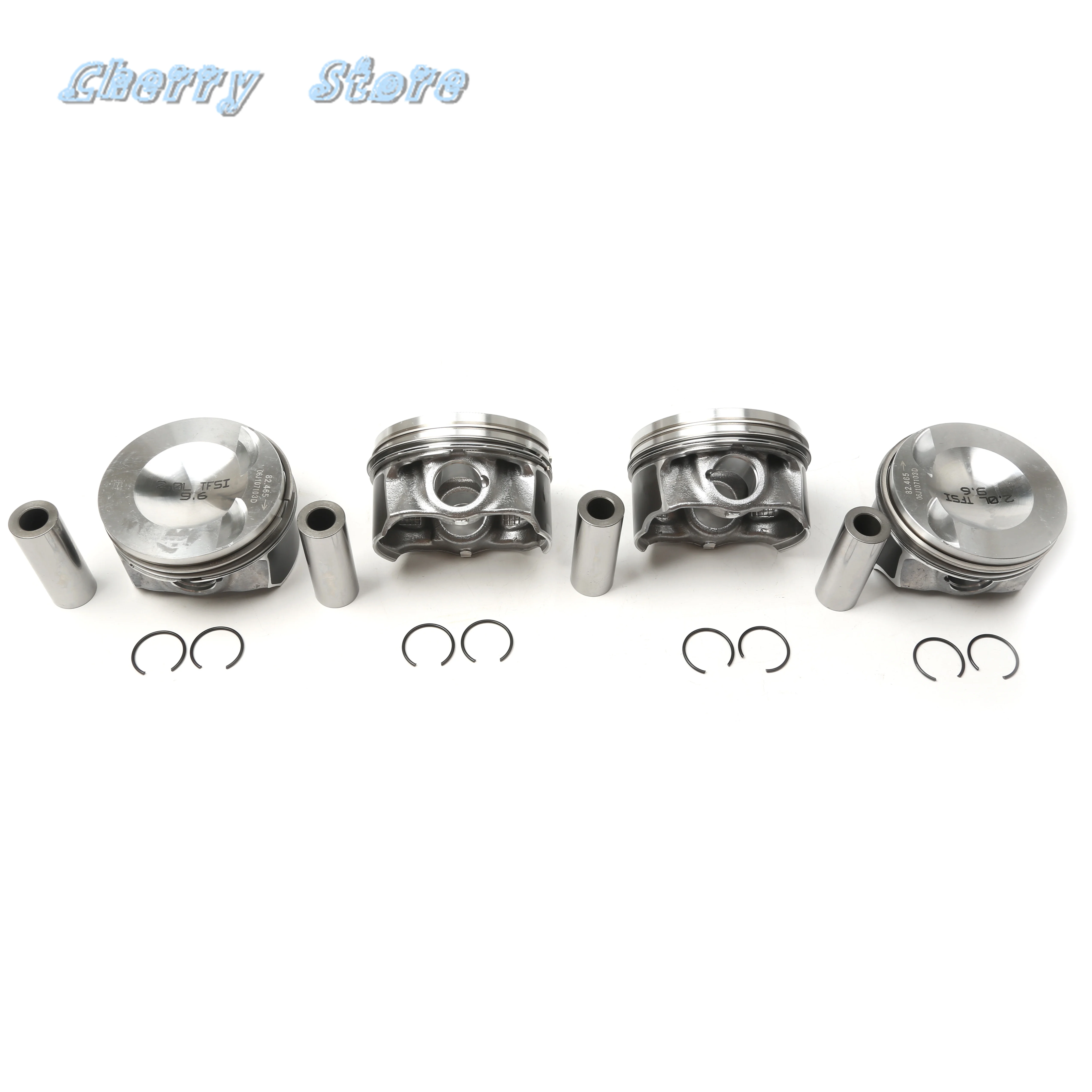 

NEW 82.51mm Engine Piston 06H 107 065 AM & Piston Ring Pin 21mm Set For Audi TT A3 A4 VW Passat Tiguan Jetta Golf GTI EA888 2.0T