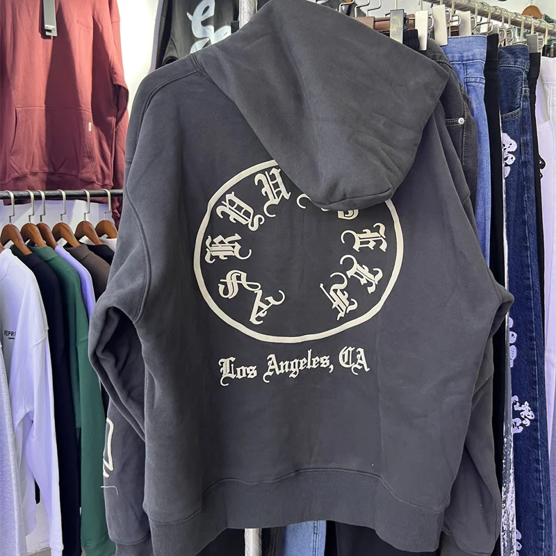 Толстовка ASKYURSELF для мужчин и женщин винтажный свободный худи с начесом надписью