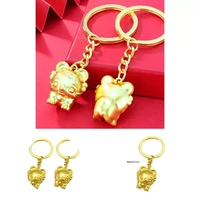 anti scratch electroplated 2022 golden lucky tiger backpack pendant toy for back shell