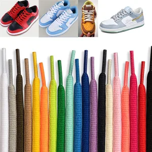 1 Pair 9mm Half-round Shoelaces Oval Bolding Women Men Sport Casual Basketball Shoes Laces Black Pin in India