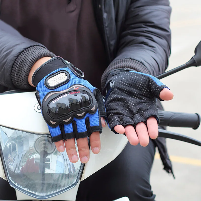 

Men Summer Motorcycle Half Finger Gloves Riding Anti-fall Non-slip Breathable Gloves Outdoor Sports Protective Gear Accessories