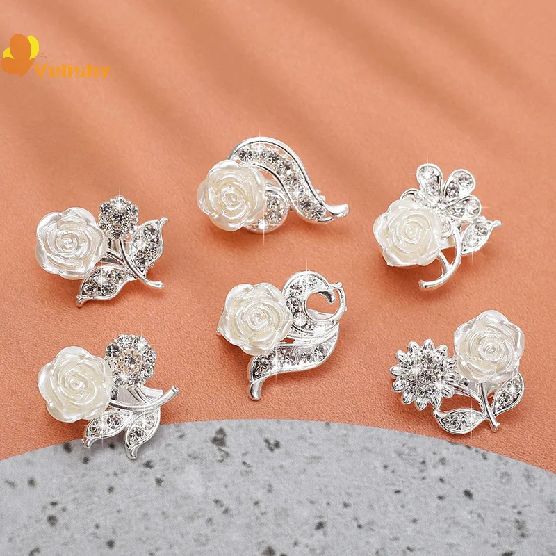 Милая универсальная брошь с цветком розы роскошная элегантная роза корсаж