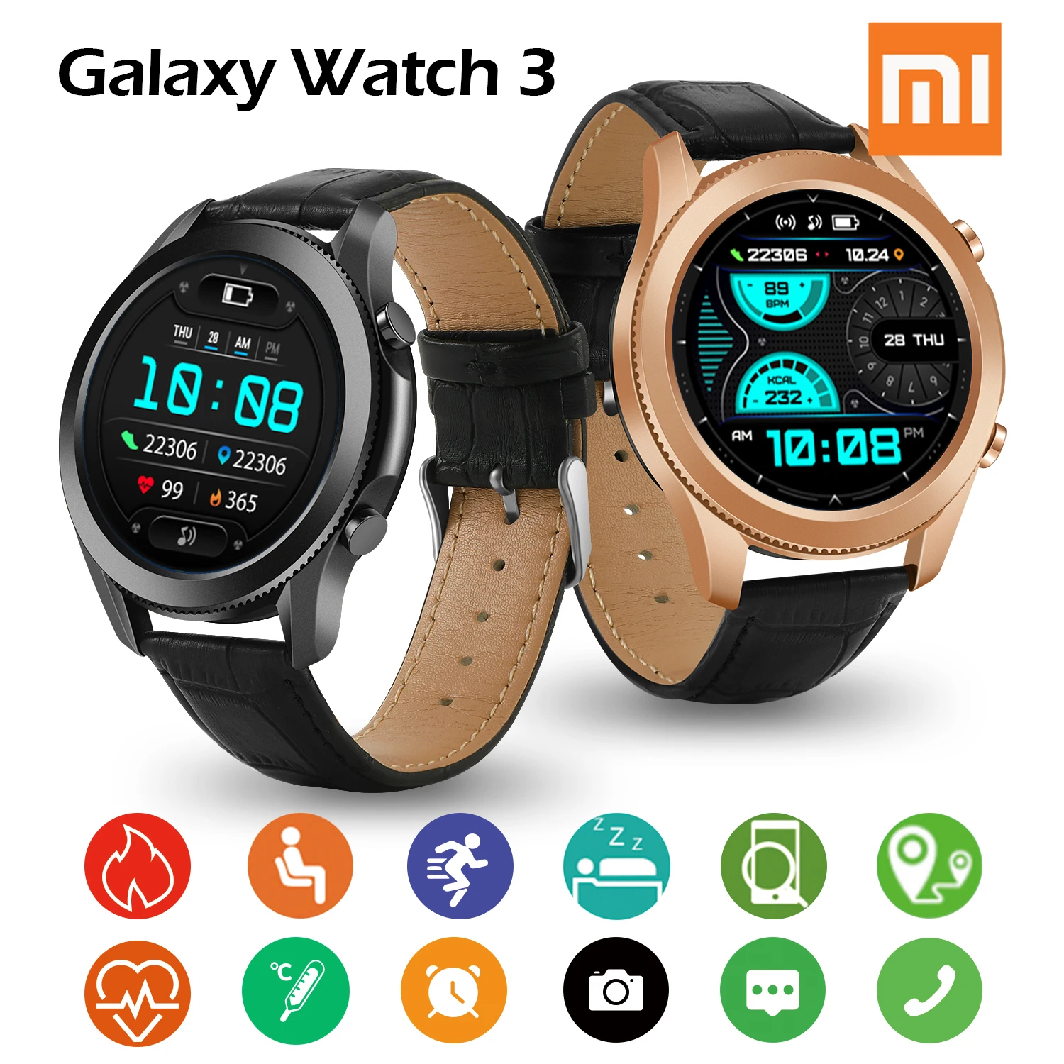 

XIAOMI Galaxy W3 Smartwatch Fitness Tracker Bracelet Bluetooth Call Men Smart Watch Waterproof IP68 Women Watches for Huawei