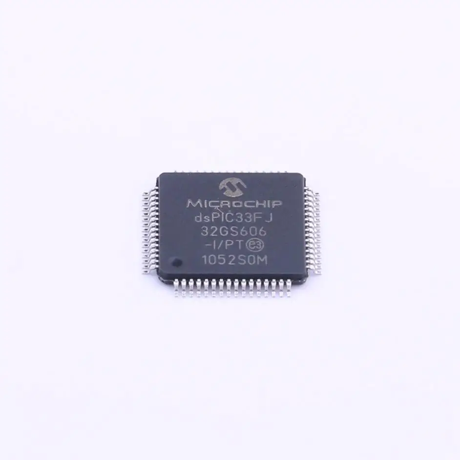 

MCU 16-bit dSPIC33 dsPIC RISC 32KB Flash 3,3 V 64-Pin TQFP-tray DSPIC33FJ32GS606-I/PT