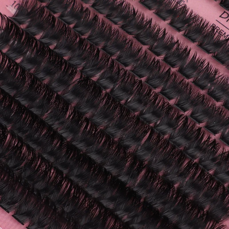 Набор для наращивания ресниц DIY кластеры Смешанный набор отдельных с клейкой и