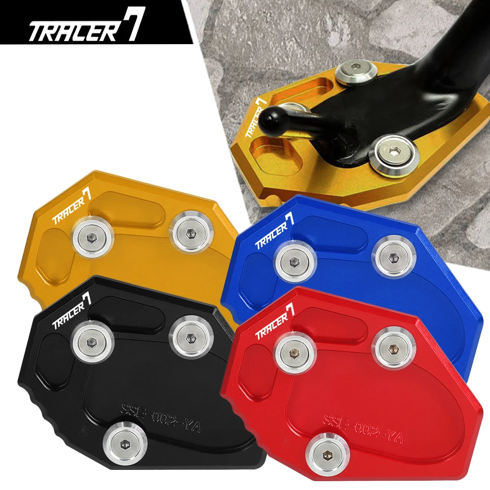 

Motorcycle Side Stand Enlarger Sled Sidestand Kickstand Foot Pad For Yamaha Tracer 7 GT 2021-2023 TRACER700 2022 2023 TRACER 700