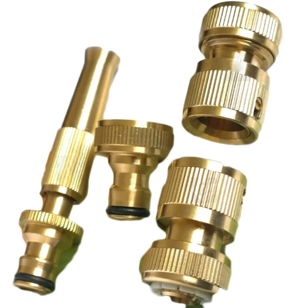 

Nozzle Garden Hose Pipe Fittings/ Metal Hosepipe/Tap Quick Connectors And Spray Nozzle 100% Brand New And High Quality