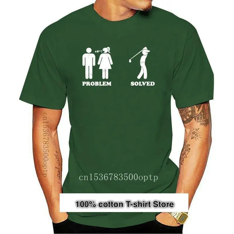 

Camiseta de golfista con solución de problemas, camiseta divertida de regalo de cumpleaños, 014290