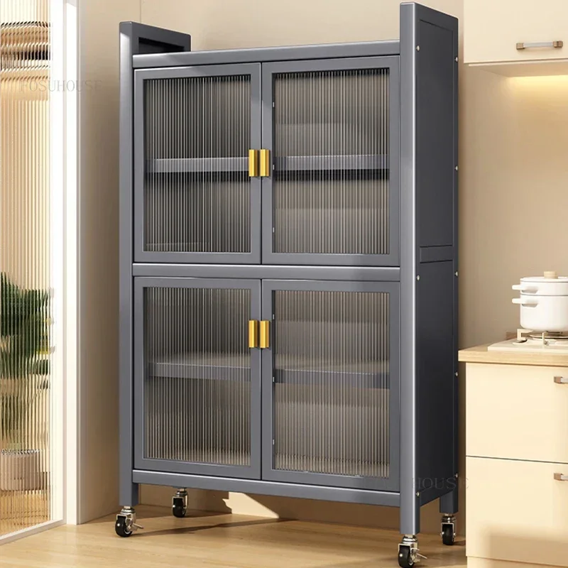 Утолщенные пыленепроницаемые кухонные шкафы сервант для гостиной многослойный