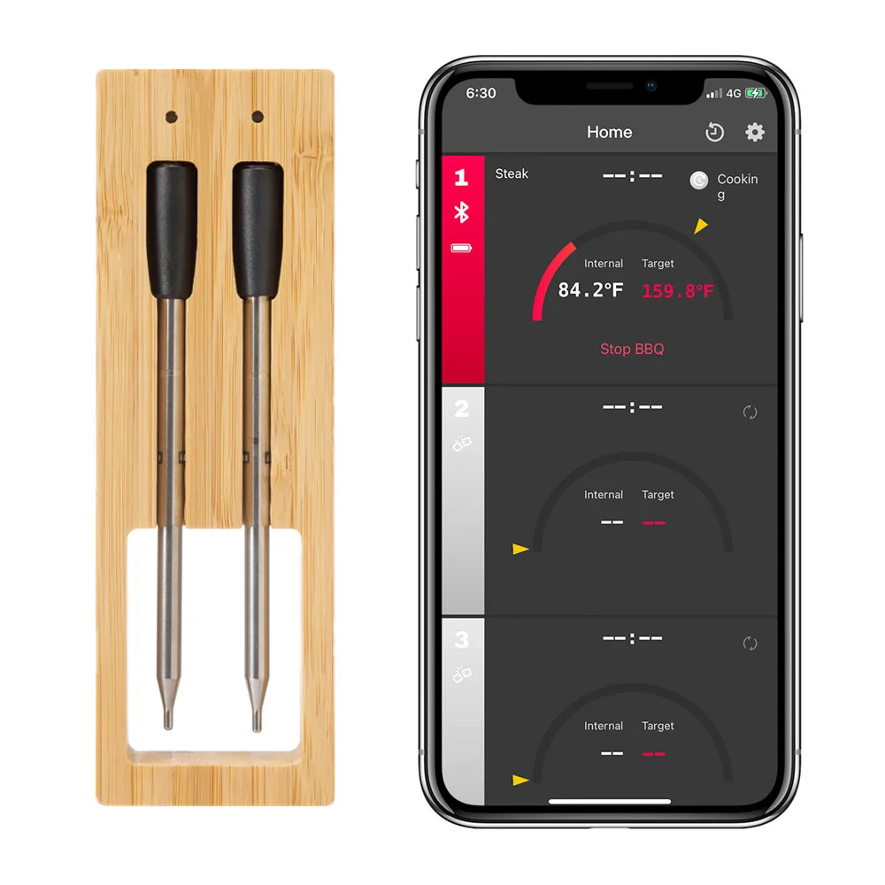 

Temperature Food Thermometer Accessories Cooking Meter Meat Newest Wireless Steak Barbecue Grill Tool Oven Kitchen
