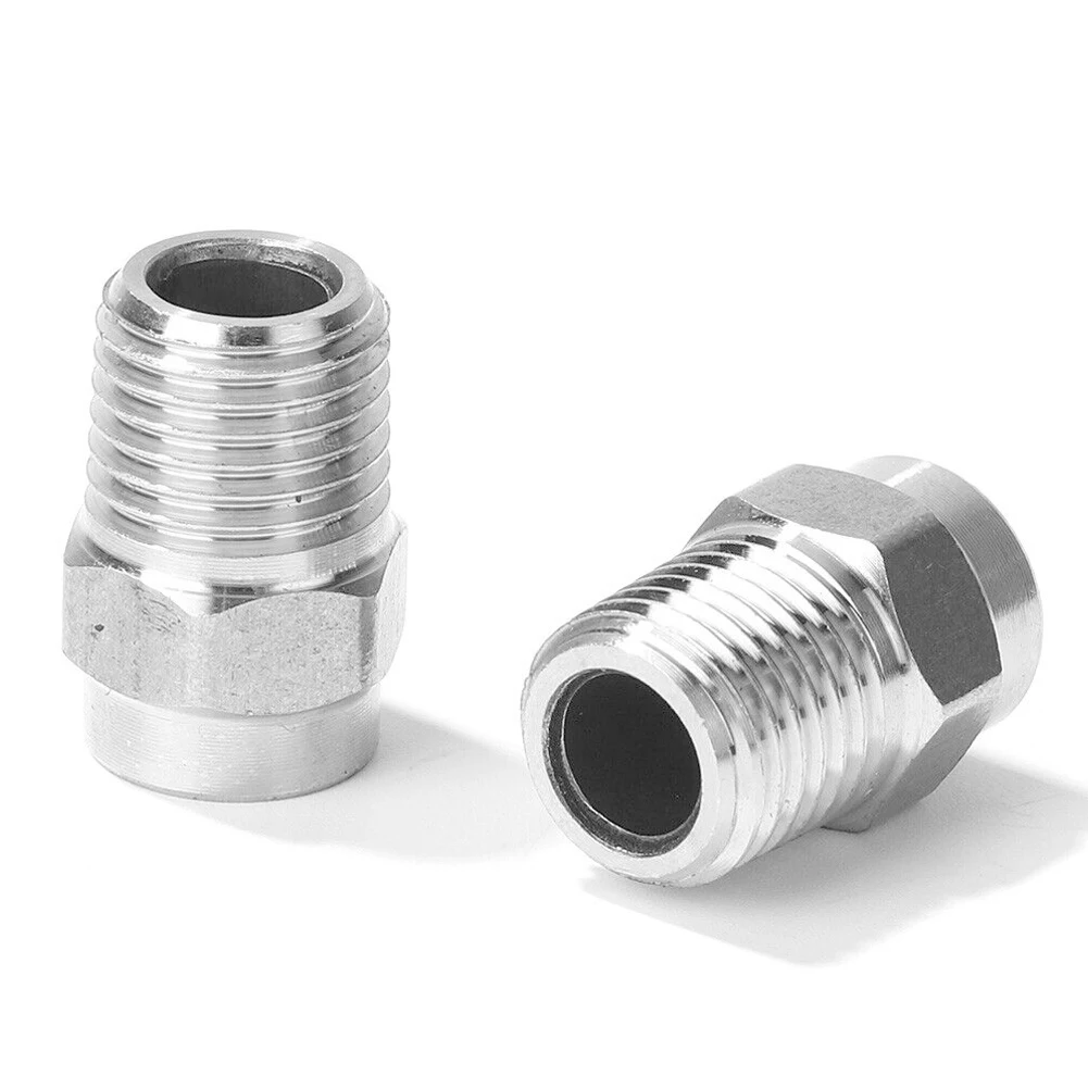 

4pcs Pressure Washer Surface Cleaner Nozzles Replacement Thread Type Tips Garden Accessories Tools High Quality Forward Hole