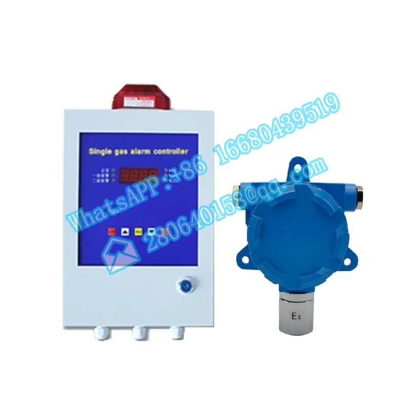 Explosion proof fixed CH4 LPG combustible gas detector and control system