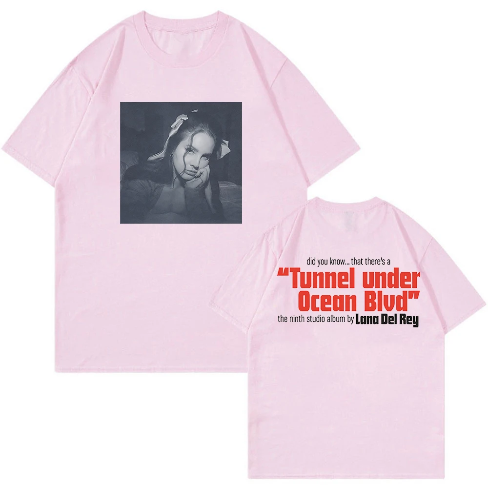 Футболка Lana Del Rey Tunnel Under Ocean Blvd Merch футболка с круглым вырезом и короткими рукавами