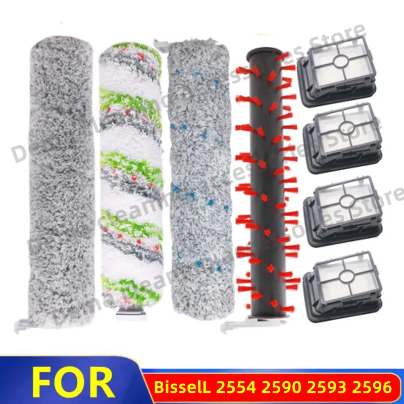

Набор HEPA-фильтров 2554A с роликовой щеткой для пылесоса Bissell Crosswave Wireless Max Series 2554 2590 2593