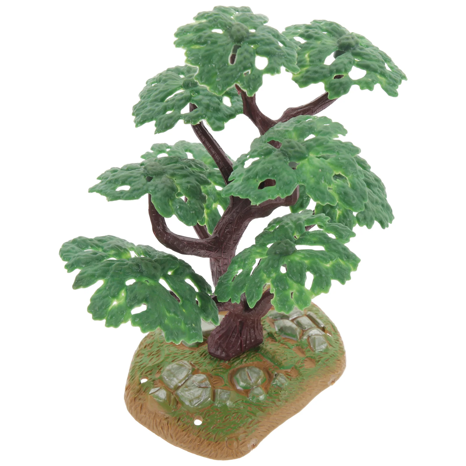 

Baobab Sand Table Tree Green Scenery Landscape Model Artificial Ornament Fish Tank Decor Ornaments
