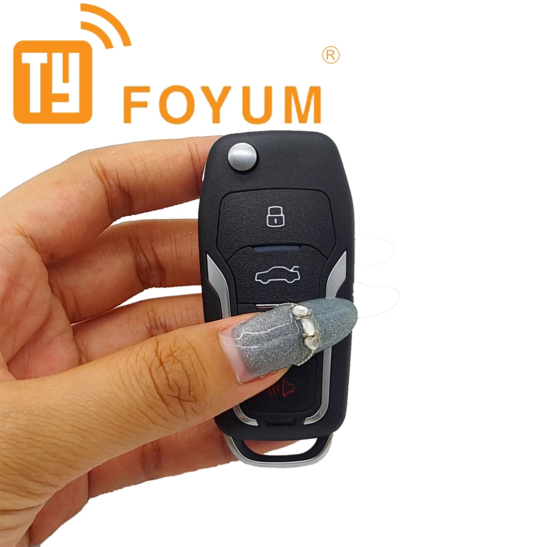 TY Series FD 3-кнопочный складной Автомобильный ключ универсальный многофункциональный дистанционный ключ для TY200 дистанционный главный программатор (art.: 3920c7abfbc72) - 3920c7abfbc72