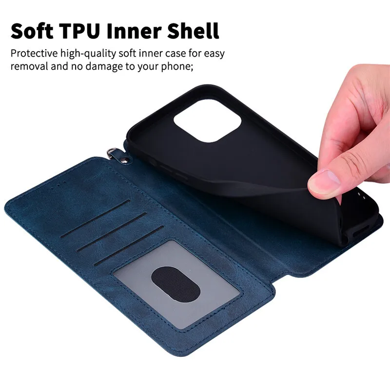 Кожаный чехол-бумажник с откидной крышкой для Xiaomi Mi 12 12X 10T 11T 9 8 6 A1 A2 A3 11 Lite CC9 Cc9e Poco X3