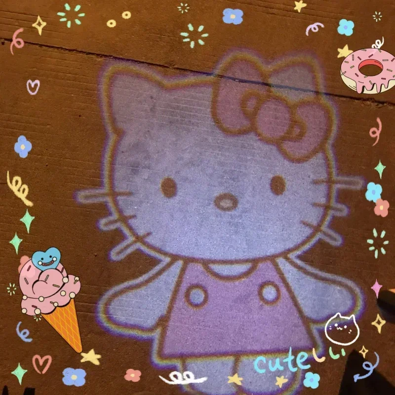 TAKARA TOMY Pokemon HelloKitty аккумулятор автомобиль динамическая проекция светильник