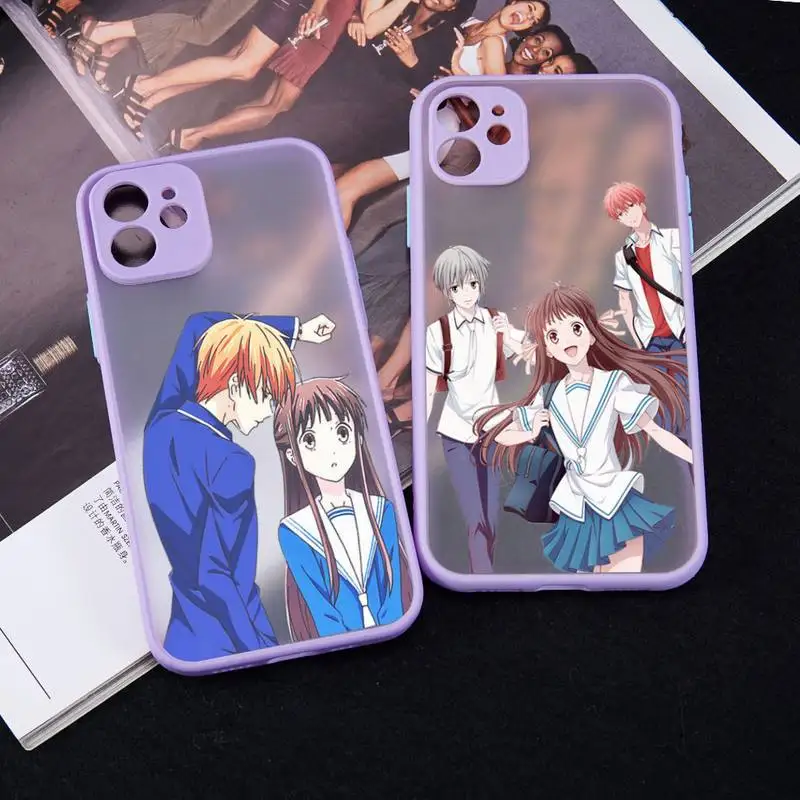 

Fruits Basket japan anime Phone Case matte transparent For iphone 11 12 13 7 8 plus mini x xs xr pro max cover