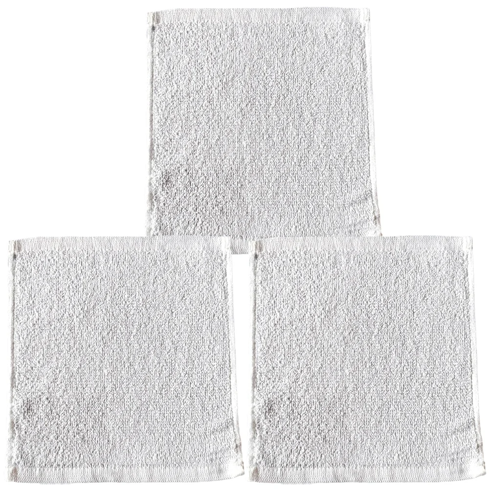 

3 Pcs Cotton Handkerchief Disposable Towel Hotel Towels Bathroom Napkins Miss Washcloths