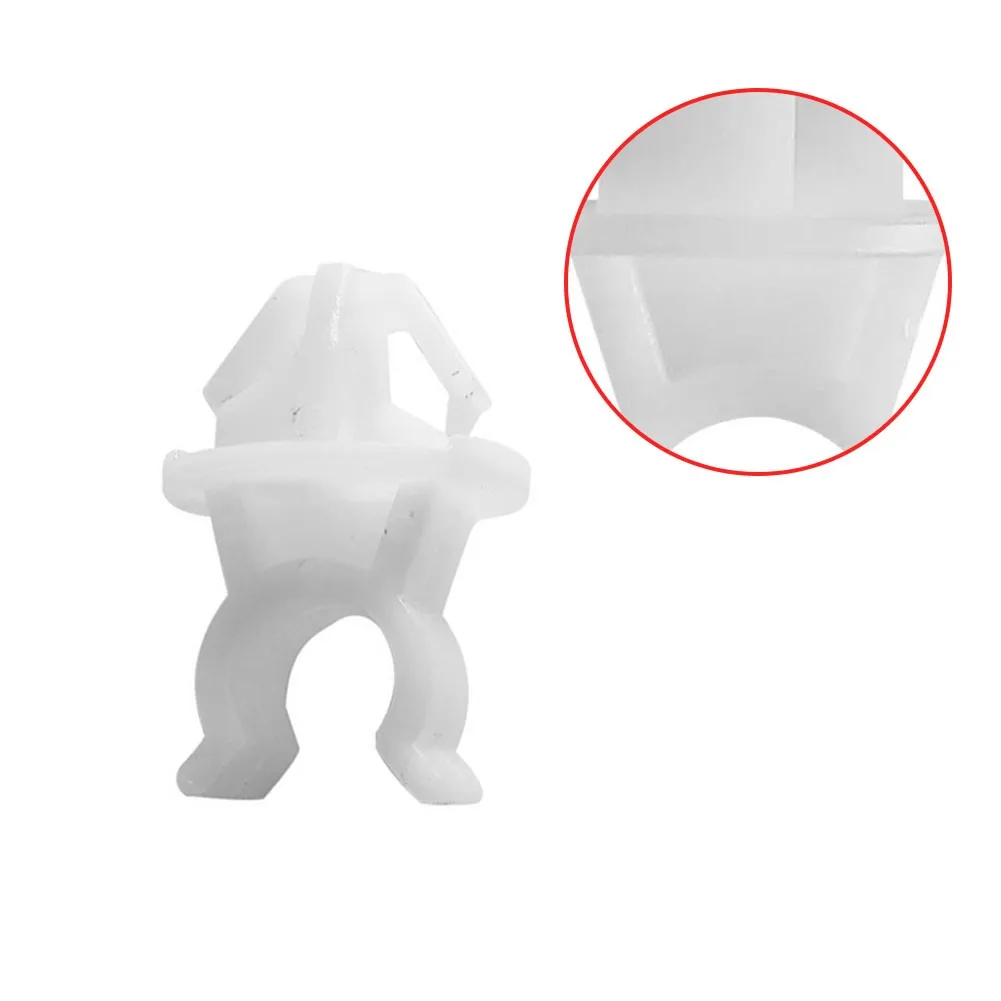 

50PCS For Honda White Plastic Car Hood Bonnet Prop Rod Clip Support Clamp Holder Auto Replacement Parts Retaining Clip
