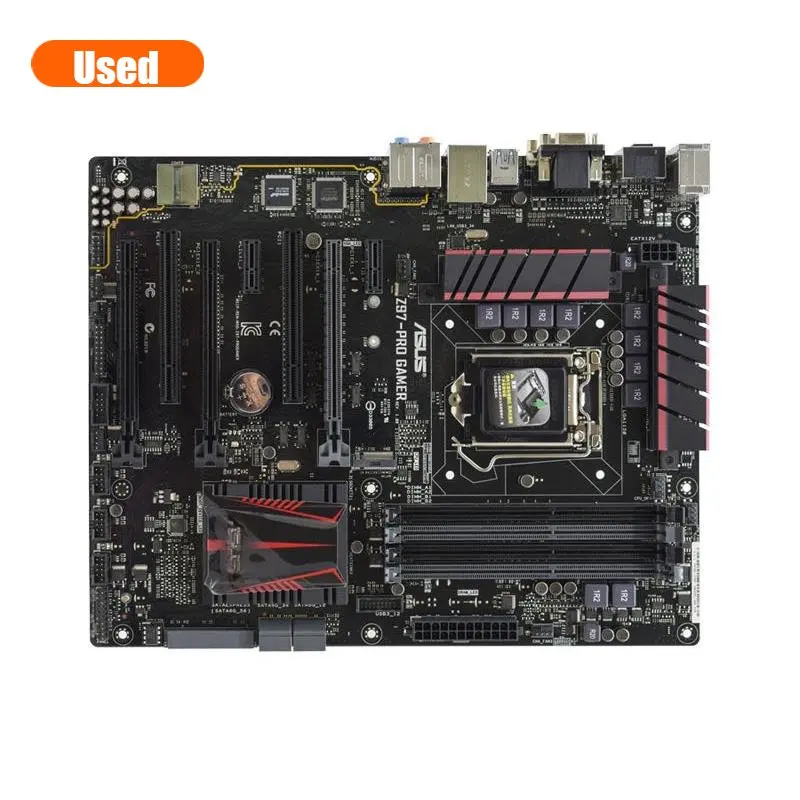 

ASUS Z97-PRO GAMER Motherboard 1150 DDR3 Core i7 4790K i5 4670K Cpus Intel Z97 PCI-E 3.0 32GB ATX M.2 SATA3 6×USB3.0 Used