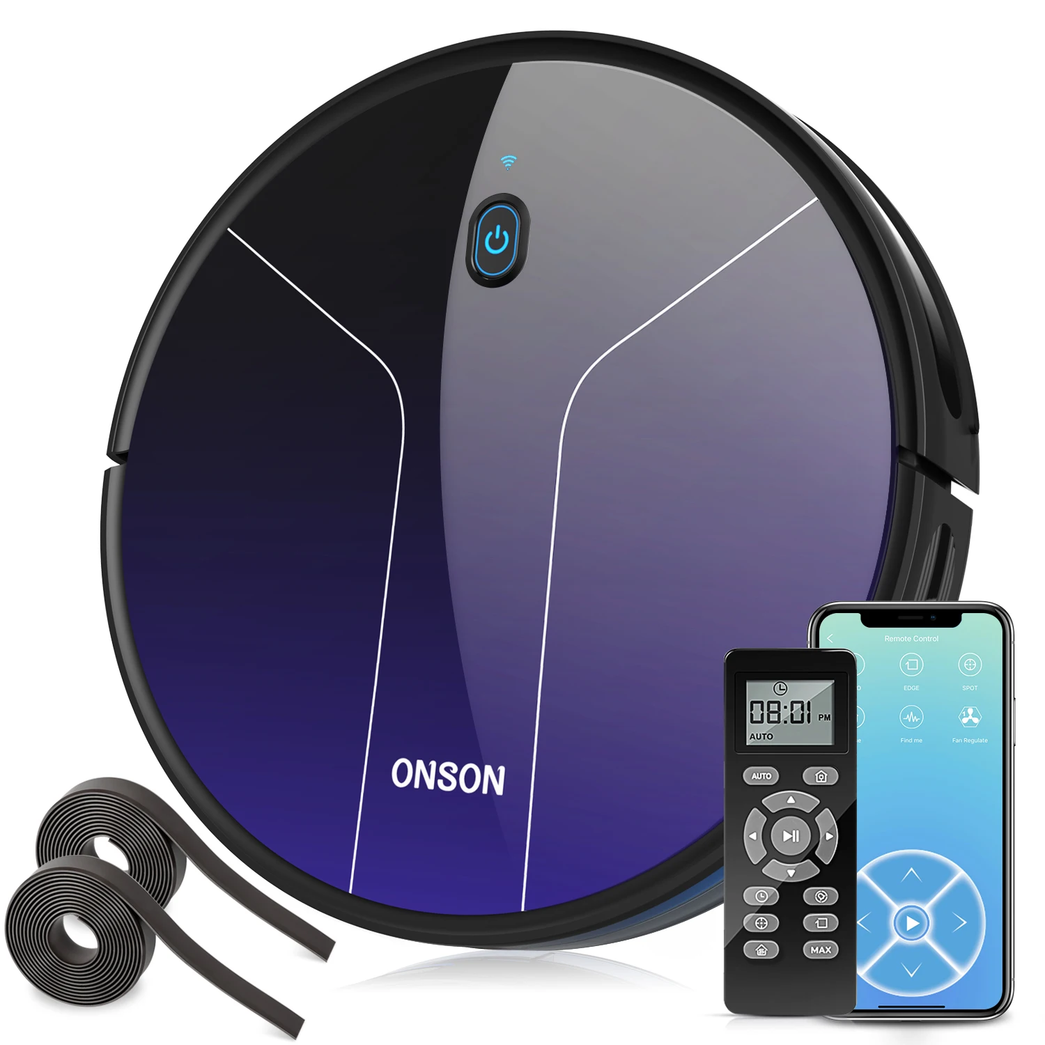 

ONSON Vacuum Cleaner Intelligent Smart Tek Gyro Navigation Wifi Connection Wet Mop Aspiradora Robot