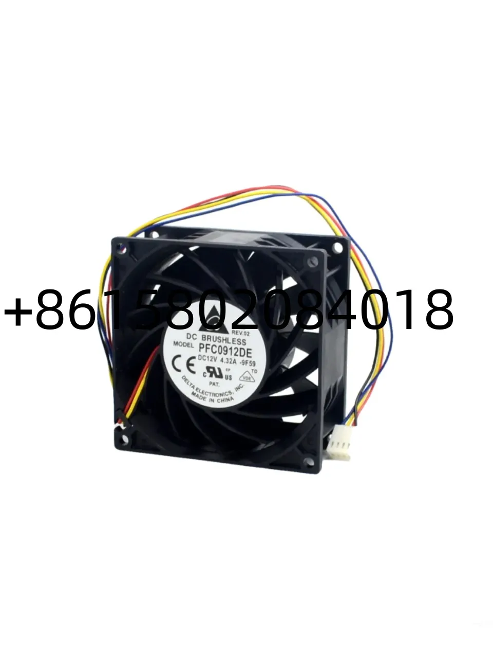Новый оригинальный PFC0912DE 9038 12В 4.32A 9 см 90 мм охлаждающий вентилятор для Delta 90*90*38 мм