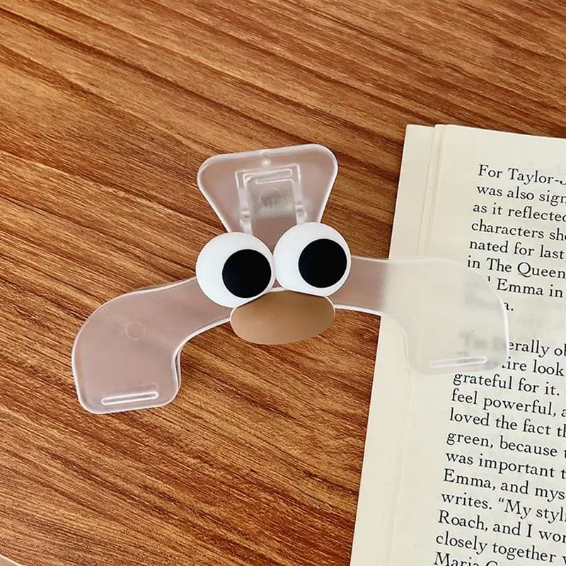 Прозрачный зажим для маркера страницы подходящий музыкальной закладки скрепка