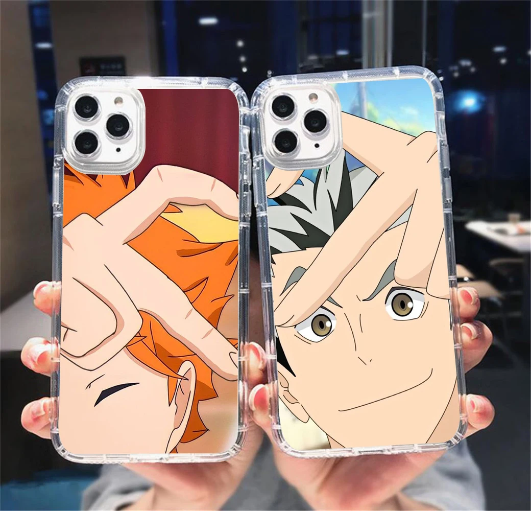 Чехол для телефона с Аниме Haikyuu старшей школы волейбола хинаты кагеяма тобио iPhone