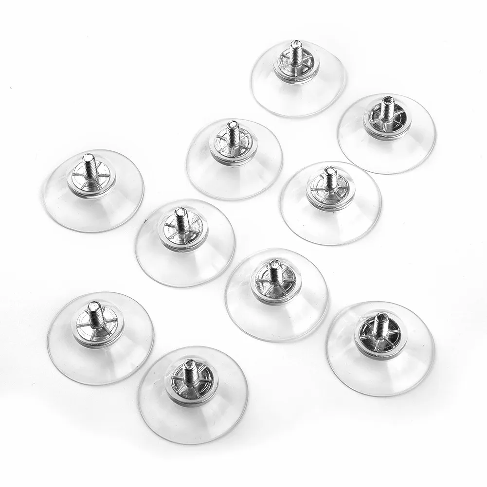 

Durable New Practical Hooks Transparent 10x32mm Holders Home Improvement Nut Plastic Thumb Trade Environmental