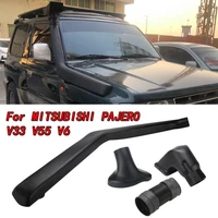 right side car snorkel kit air intake lldpe exhaust pipe airflow for mitsubishi pajero v33 v55 v6 car accessories