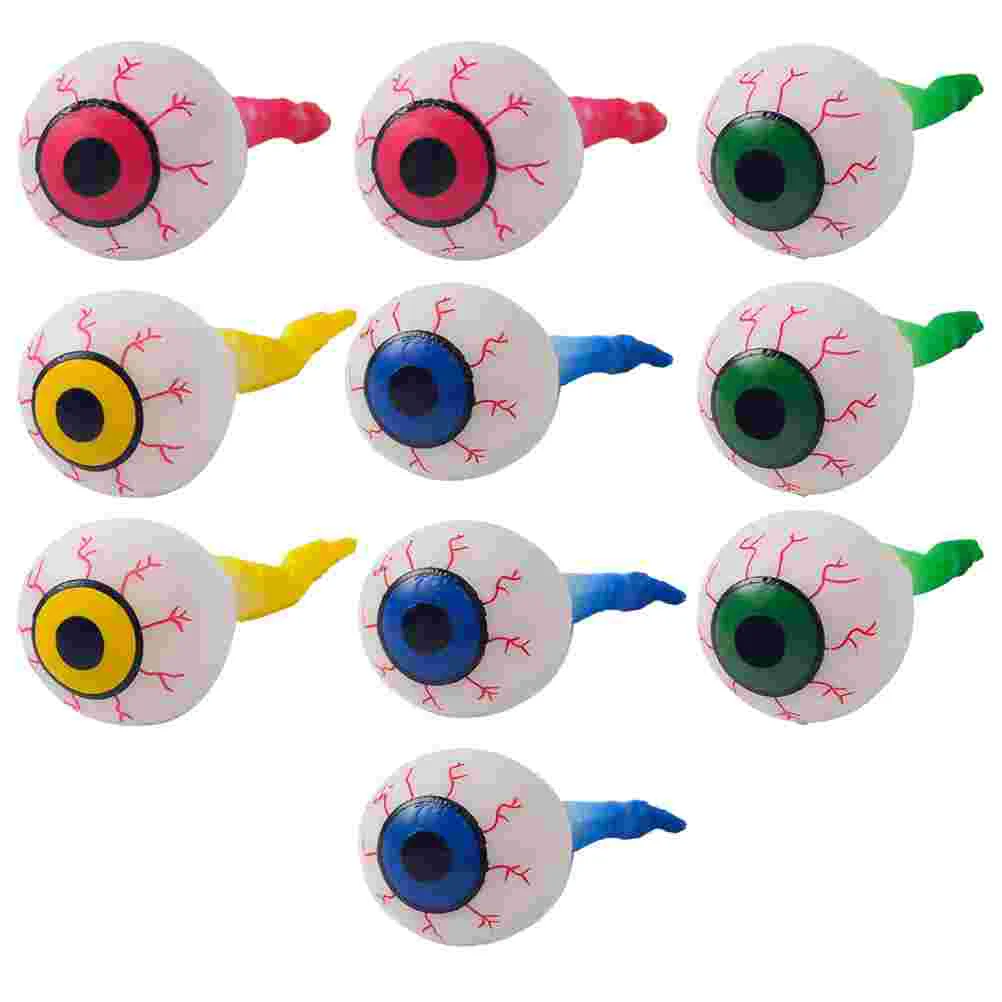 

10 Pcs Party Accessory Halloween Eyeball Fake Decor Decorative Horror Toy Gifts Scary Props