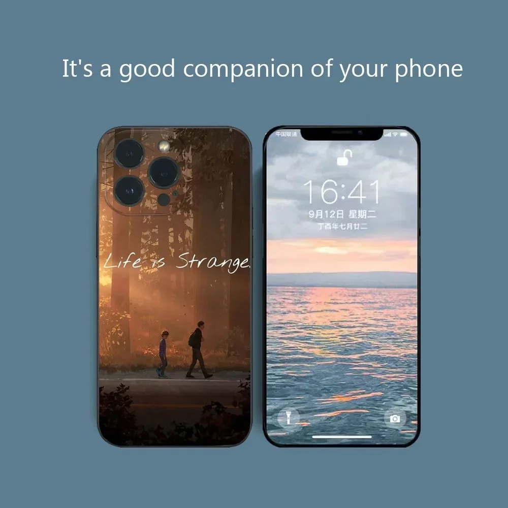 Чехол для телефона L-Life Is Strange-E iPhone 16 15 14 13 12 Mini 11 Pro XS Max X XR SE5 6 7 8 Plus мягкий