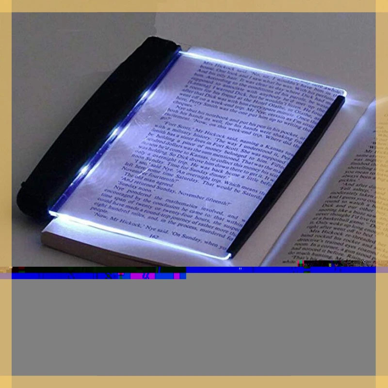 

Night Book Reader Reading Book Light LED Panel Night Wireless People Thinking Mind Creative Flat Plate Panel Eyes Book Lamp