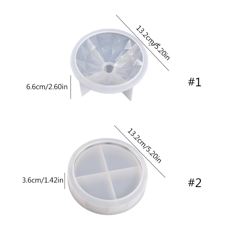 Чехлы для хранения ювелирных изделий контейнер эпоксидной смолы коробка конфет