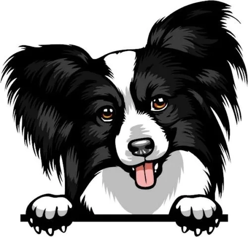 

Cute Facing Dog Sticker Sealing Sticker 17CM