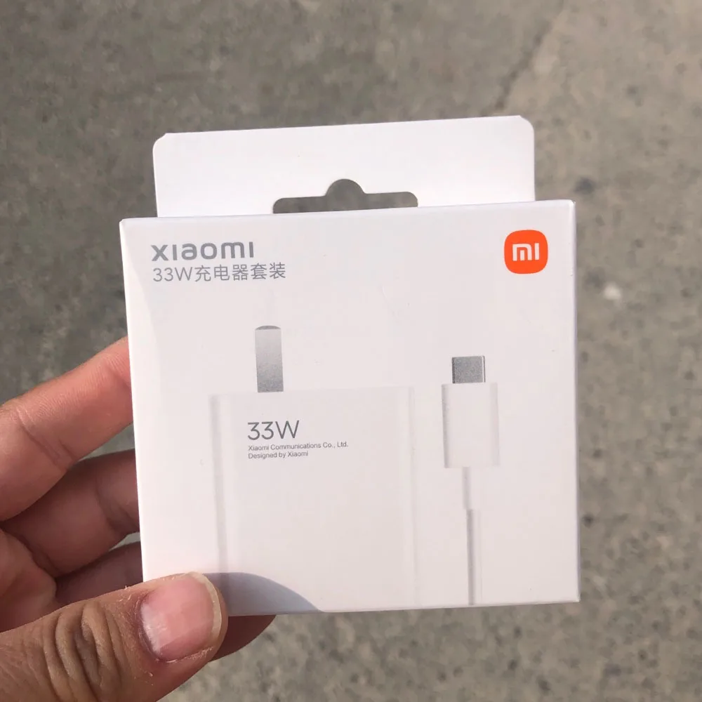 100% оригинальное зарядное устройство Xiaomi 33 Вт Type C для MI Pad Tablet 5 Mi note10 Lite Redmi Note 10 9 8 Pro