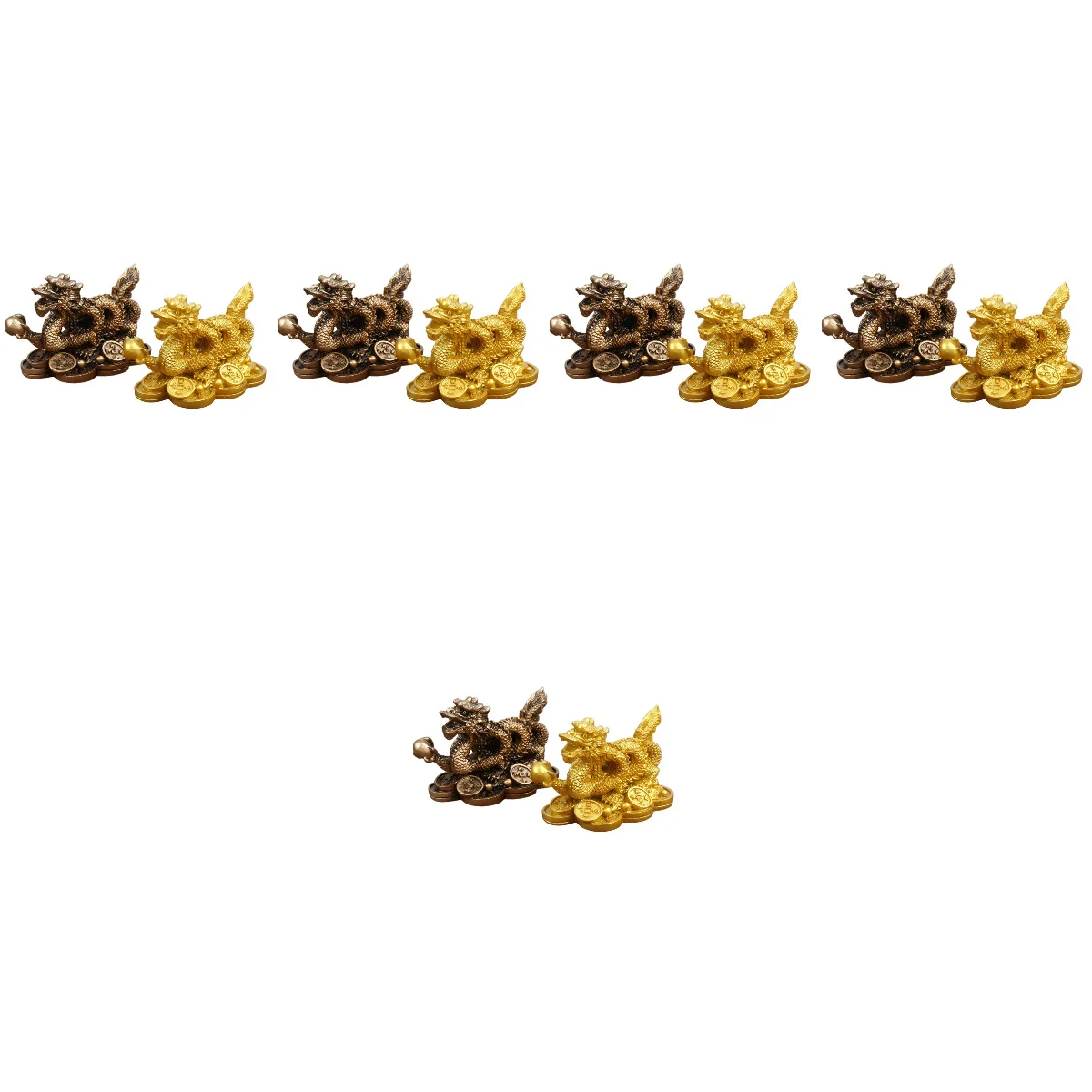 10 Auspicious with Artware Ornament Home Desktop Decor