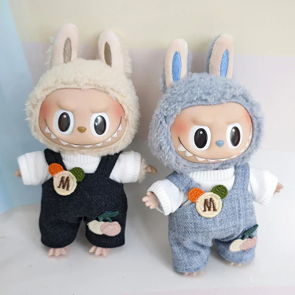 Мини-одежда для 17 см кулон-макарон ткань Labubu охлаждаемая кукла аксессуары