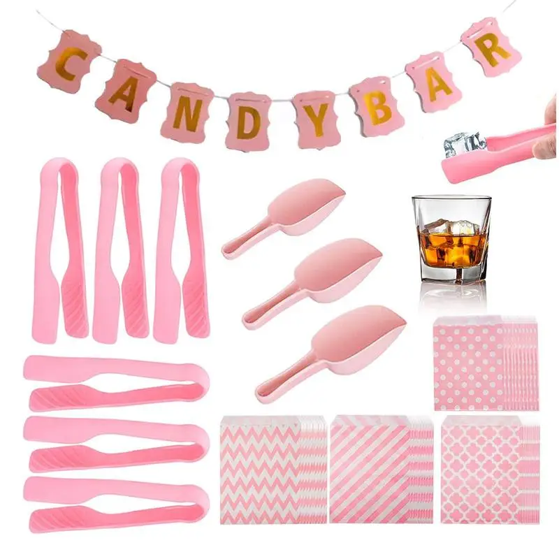 

Bar Decoration Set Theme Party Supplies Set Birthday Party Supplies With Banner For Theme Party Buffet Lollipop Party Wedding