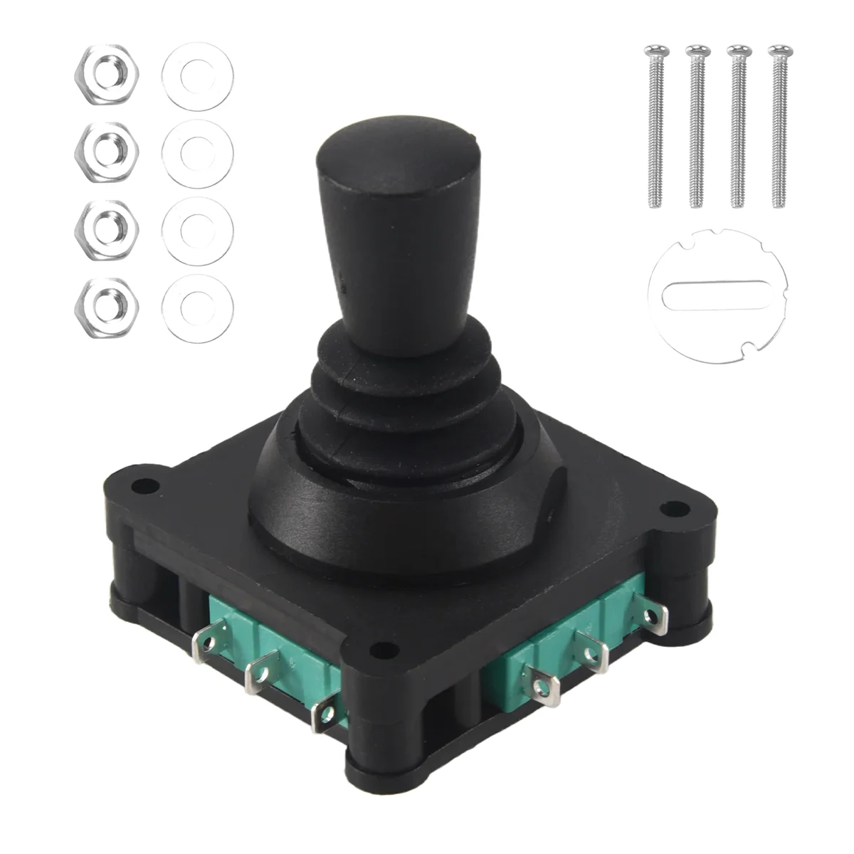 Joystick Switch AC 240V 5A 4NO 4NC Momentary 2.5mm Fixing Thread