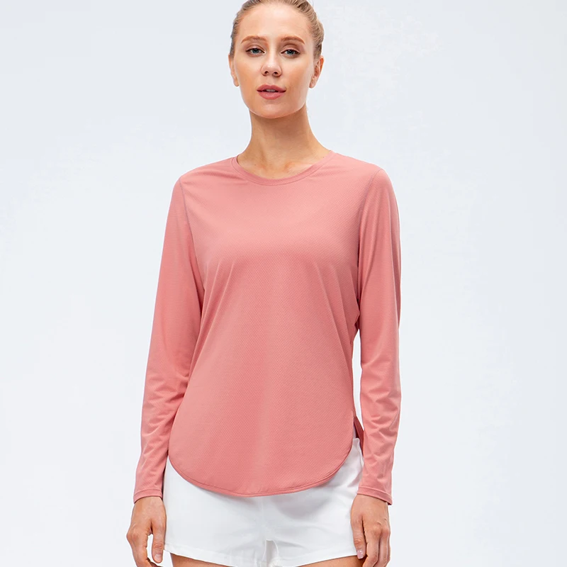 UV Protection Sport T-shirt For Women Slim Fit Yoga Coat Workout Jacket Fitness Sports Top Workout Running Gym Wear