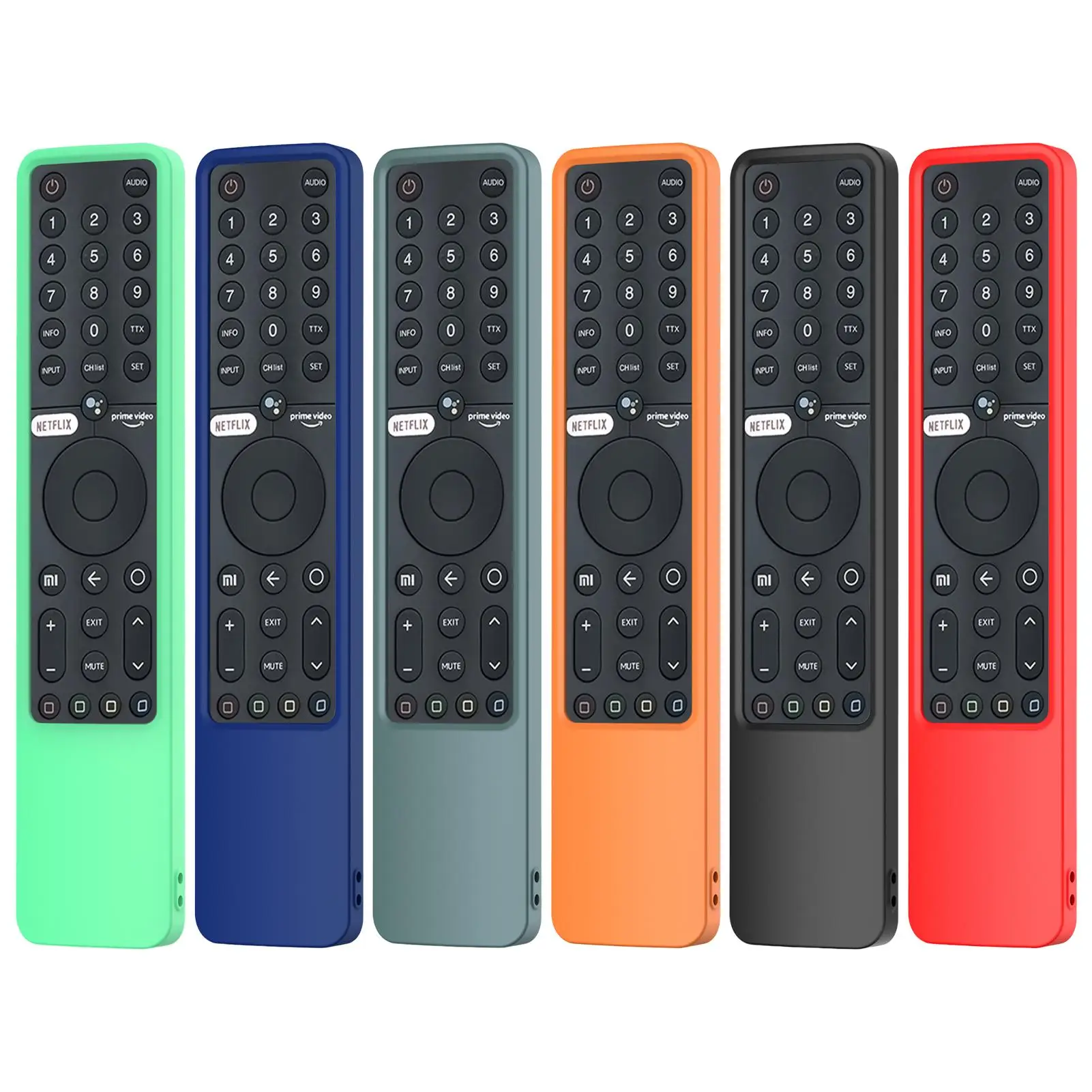 

Силиконовый защитный чехол для Xiaomi MI TV P1/P1E/Q1/Q1E Smart TV с голосовым дистанционным управлением, мягкий ударопрочный чехол с защитой от царапин