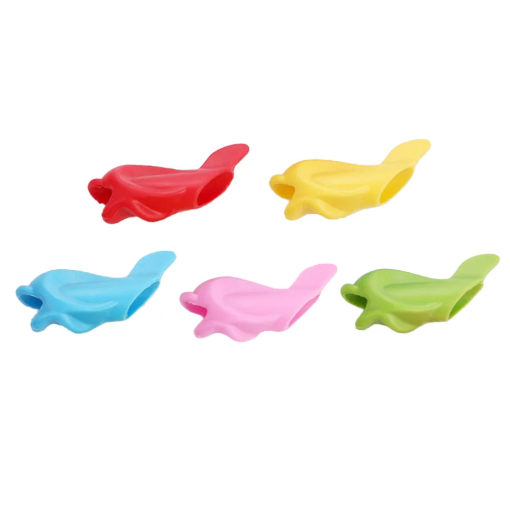 

50 Pcs Writing Training Device Trainer Dolphin Holder Kids Aid Corrector Child Stand for pens