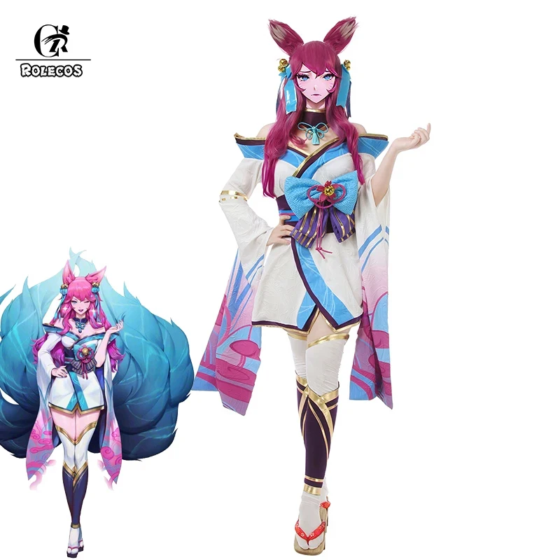 Фото Костюмы для косплея Spirit Blossom Ahri: Сексуальные платья для женщин №2