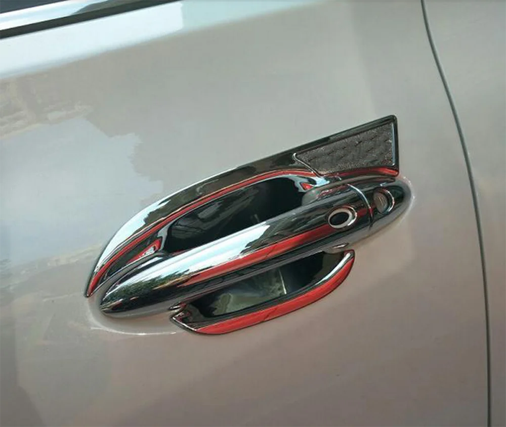 Для Chery Tiggo 5X 2017 2018 2019 2020 ABS хромированный автомобиль внешняя дверная ручка отделка