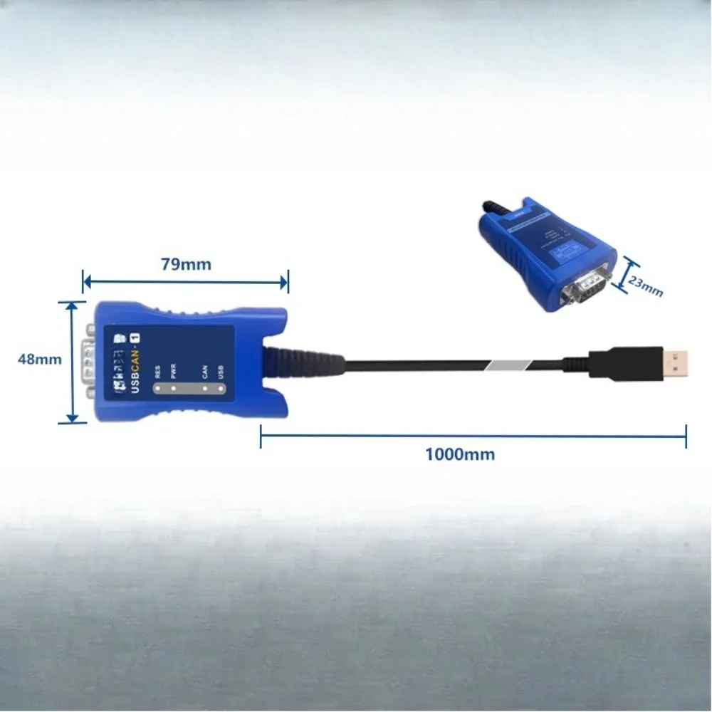 Электронный портативный 2-канальный интерфейсный модуль DB9 USB для анализа протоколов данных шины CAN. (art.: 3920dd29e3761) - 3920dd29e3761