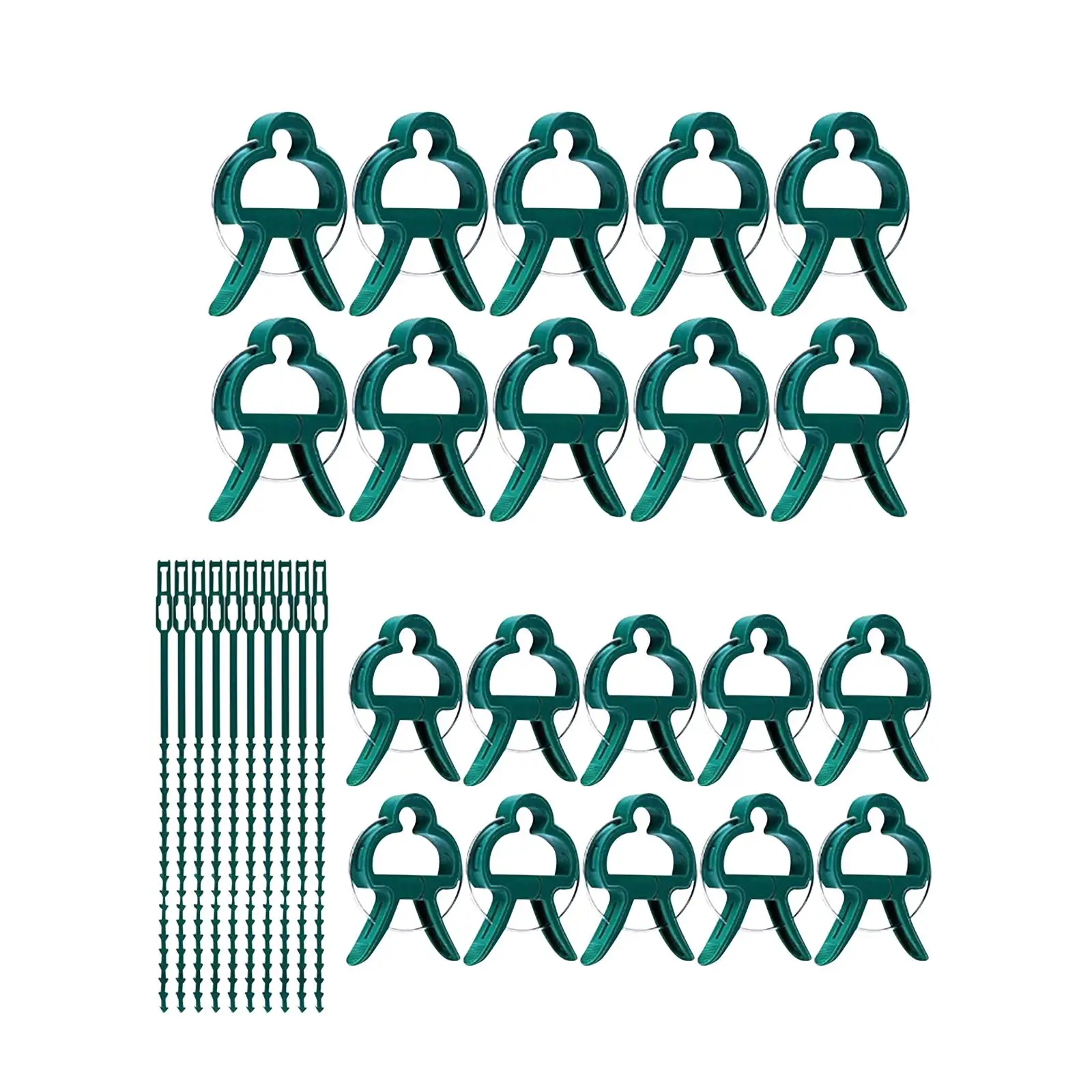 

Зажимы для поддержки растений, зажимы для садовых растений для двора, комнатных овощей