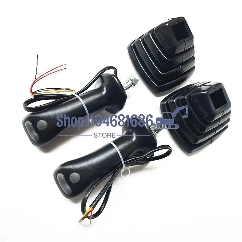 Фото Для экскаватора Yanmar Vio17 20 30 35 55 80 85, трехкнопочный джойстик, ручка, клей, пылезащитный чехол, пылезащитный чехол, аксессуары высокого качества №2